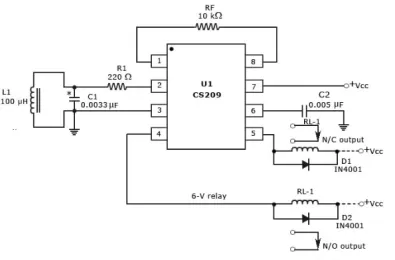 Mạch cảm biến khoảng cách gần
